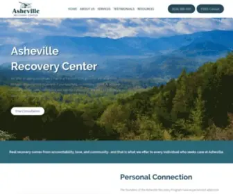 Ashevillerecoverycenter.com(Asheville Recovery Center) Screenshot