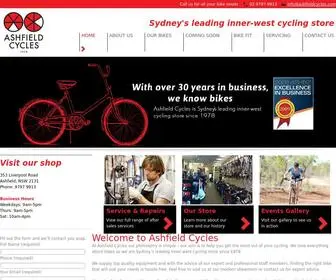 Ashfieldcycles.com(Ashfield Cycles) Screenshot