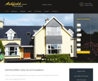 Ashfieldkenmare.com(Luxury Accommodation) Screenshot