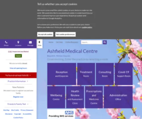 Ashfieldmc.co.uk(Ashfield Medical Centre) Screenshot