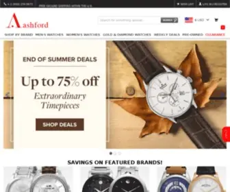 Ashford.com(Luxury Watches for Men and Women For Sale at Discount Prices) Screenshot