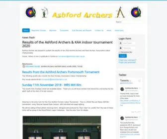 Ashfordarchers.org.uk(Mersham Sports Club) Screenshot