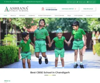 Ashianapublicschool.com(Best CBSE School in Chandigarh) Screenshot