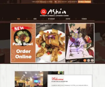 Ashianj.com(Ashia Chinese & Japanese Restaurant) Screenshot