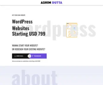 Ashimdutta.com(Ashim Dutta) Screenshot