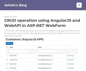 Ashishblog.com(Ashish's Blog) Screenshot