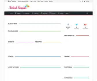 Ashishranjan.me(Ashish Ranjan) Screenshot