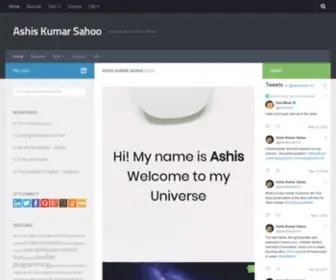 Ashiskumar.com(Ashis Kumar Sahoo) Screenshot