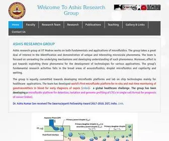 Ashislab.in(Ashis Research Group) Screenshot