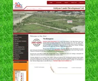 Ashiyan-City.com(Ashiyan Lands Development Ltd) Screenshot