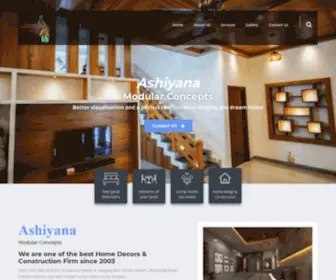 Ashiyanabangalore.com(Ashiyana Modular Concepts) Screenshot