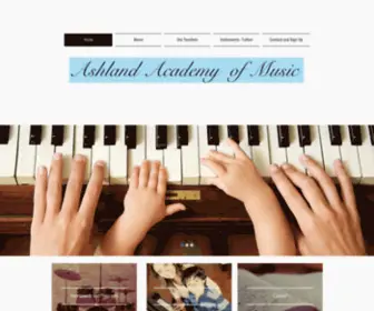 Ashlandacademyofmusic.com(Ashland Academy of Music) Screenshot