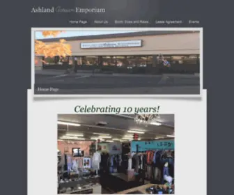 Ashlandartisanemporium.com(Home Page) Screenshot