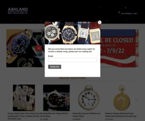 Ashlandinvestment.com(Ashland is the premier destination for sales of pre) Screenshot