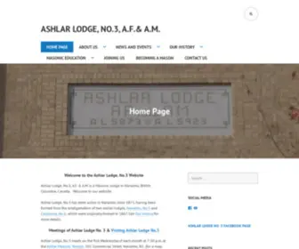 Ashlar3.com(Ashlar Lodge) Screenshot