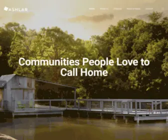 Ashlardev.com(Ashlar Development creates communities that people love to call home) Screenshot