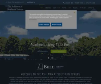 Ashlawnaptsliving.com(The Ashlawn at Southern Towers) Screenshot