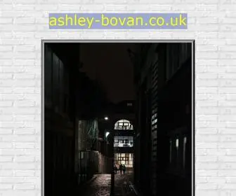 Ashley-Bovan.co.uk(Home Page) Screenshot