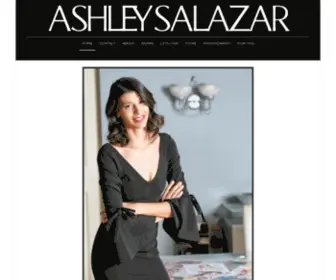 Ashley-Salazar.com(The official website of internationally published model Ashley Salazar) Screenshot