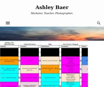 Ashleybaer.com(Marketer) Screenshot