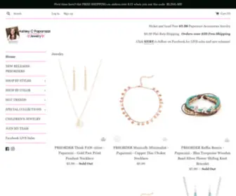 AshleycJewelry.com(Ashley C Jewelry) Screenshot