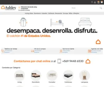 Ashley.cl(Ashley Furniture HomeStore Chile) Screenshot