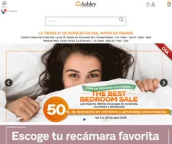 Ashley.com.pa(Mueblería) Screenshot