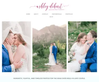 Ashleydehartphotography.com(Utah Wedding Photographer) Screenshot