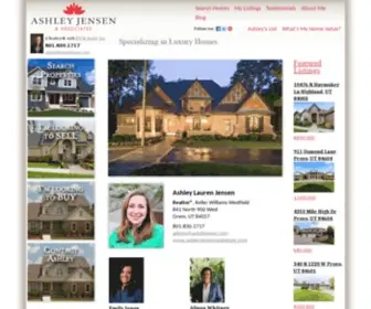 Ashleyjensenrealestate.com(Ashley Jensen) Screenshot