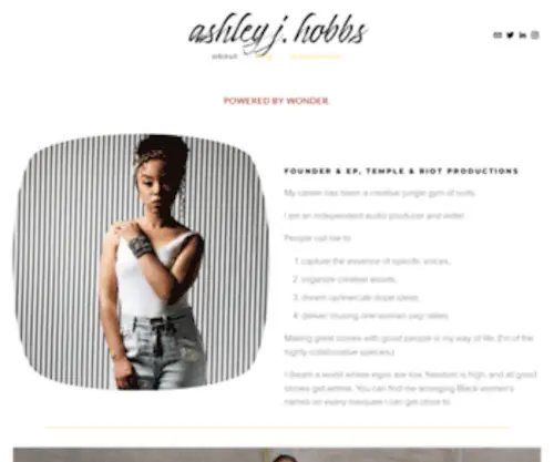 Ashleyjh.com(Ashley J) Screenshot