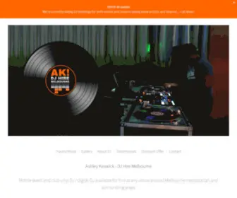 Ashleykeswick.com.au(Professional DJ Hire Melbourne) Screenshot