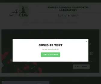 Ashleylab.com(Ashley Clinical Diagnostic Laboratory) Screenshot