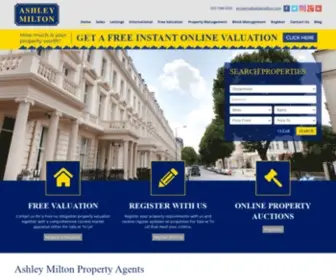 Ashleymilton.com(Ashley Milton Property Agents) Screenshot