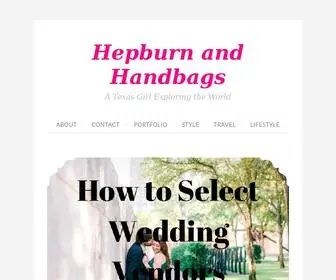Ashleymungiguerra.com(Hepburn and Handbags) Screenshot