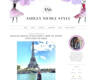 Ashleynstyleblog.com(Ashley Nicole Style) Screenshot