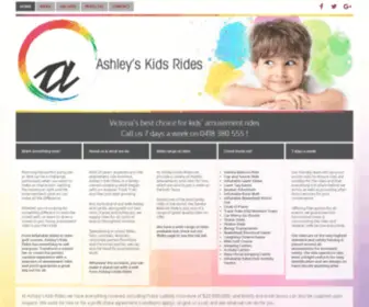 Ashleyskidsrides.com.au(Amusement Rides) Screenshot