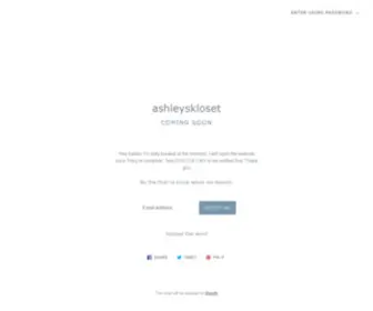 Ashleyskloset.com(ashleyskloset) Screenshot