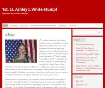 Ashleywhitestumpf.com(1st) Screenshot