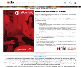Ashlin.ca(Ashlin Technology Solutions Inc) Screenshot