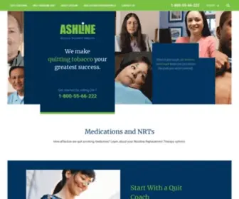 Ashline.org(Free Help to Quit Smoking) Screenshot