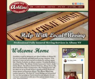 Ashlinemovingalbany.com(Ashline Movers) Screenshot