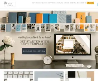 Ashlynwritesshop.com(Copywriting Templates for Creatives) Screenshot