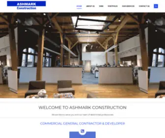 Ashmark.com(Ashmark Construction) Screenshot