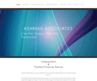 Ashmax.co.uk(Independent Financial Advisers) Screenshot