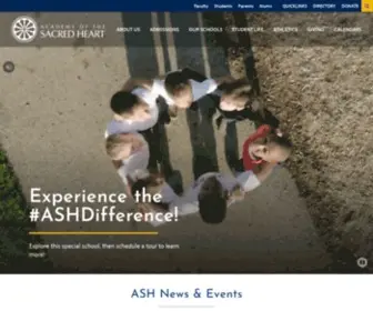 Ashmi.org(Academy of the Sacred Heart) Screenshot