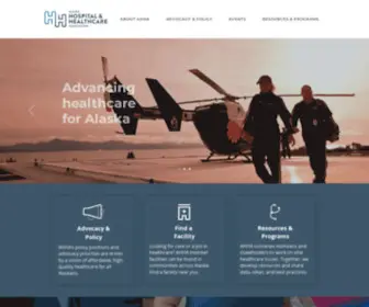 Ashnha.com(Alaska Hospital & Healthcare Association (AHHA)) Screenshot