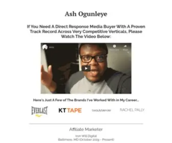 Ashogunleye.com(Ash Ogunleye) Screenshot