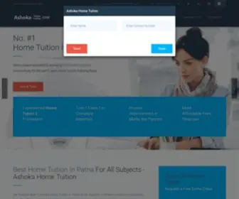 Ashokahometuition.com(Home Tuition in Patna) Screenshot