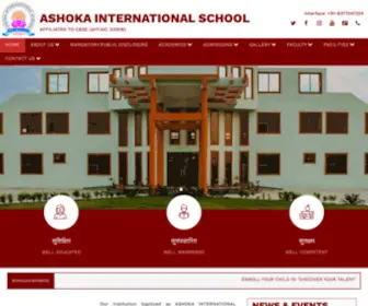 Ashokainternationalschool.in(Ashoka International School) Screenshot