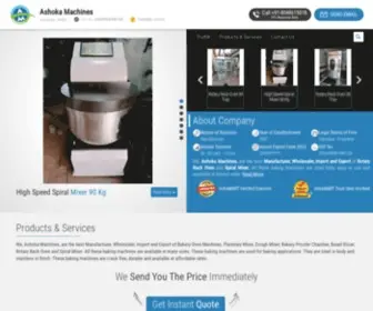 Ashokamachines.in(Ashoka Machines) Screenshot